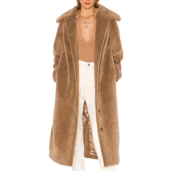 Song of Style Oversized Teddy Coat - Picture 1 of 8
